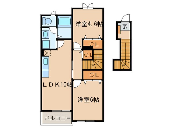 メゾン　プレパルクの物件間取画像